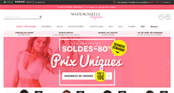 Desktop Screenshot of mademoiselle-lingerie.com